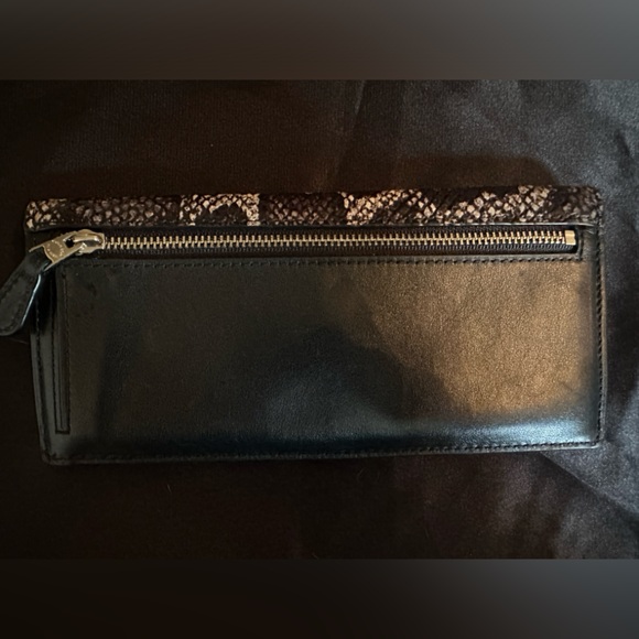 Coach Soft Wallet in Python Embossed Leather F54821 - Picture 2 of 4